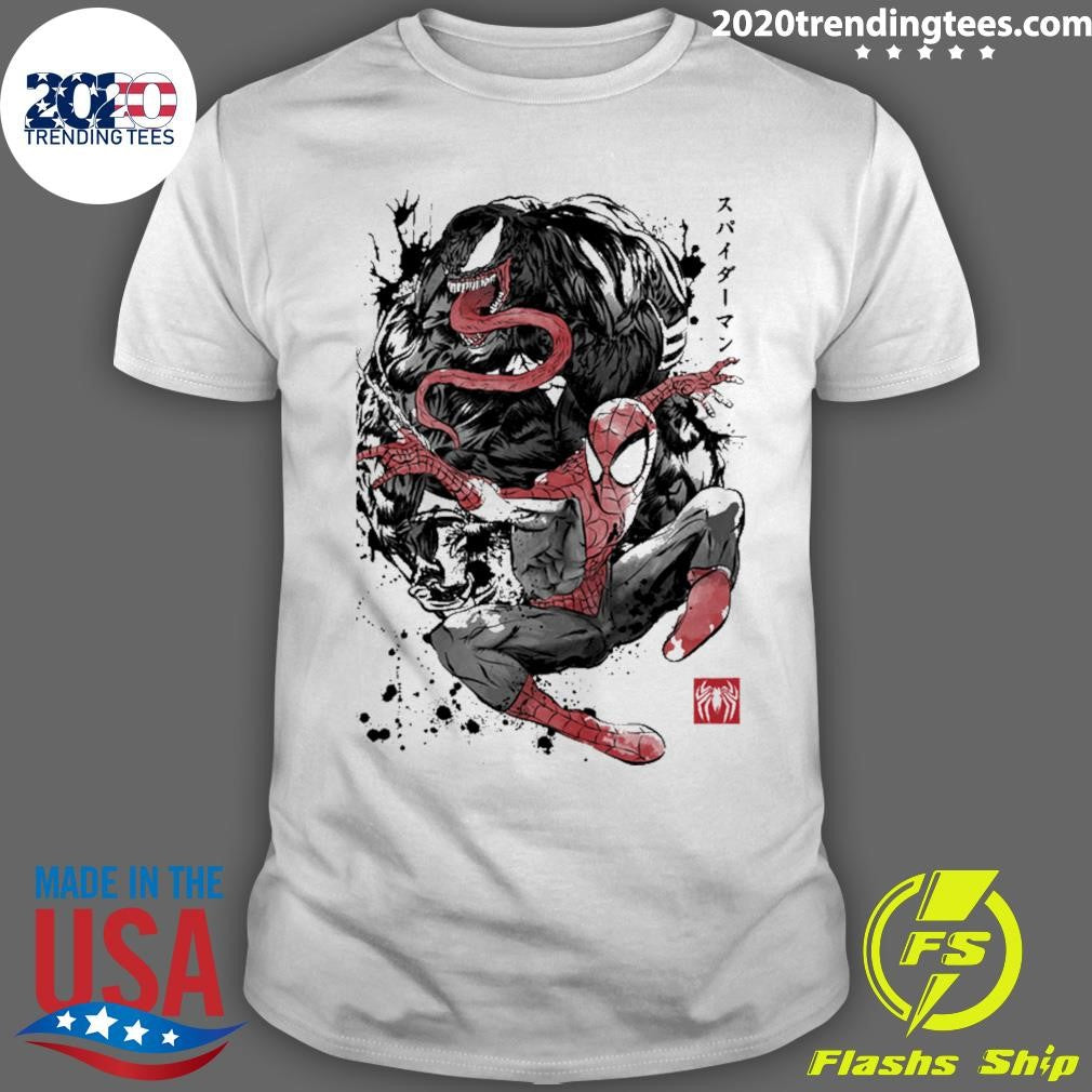 The Spider and The Symbiote Shirt Unisex T-shirt, Sweatshirt, Hoodie, Long Sleeve Tee - T-Shirt, Sweatshirt, Hoodie