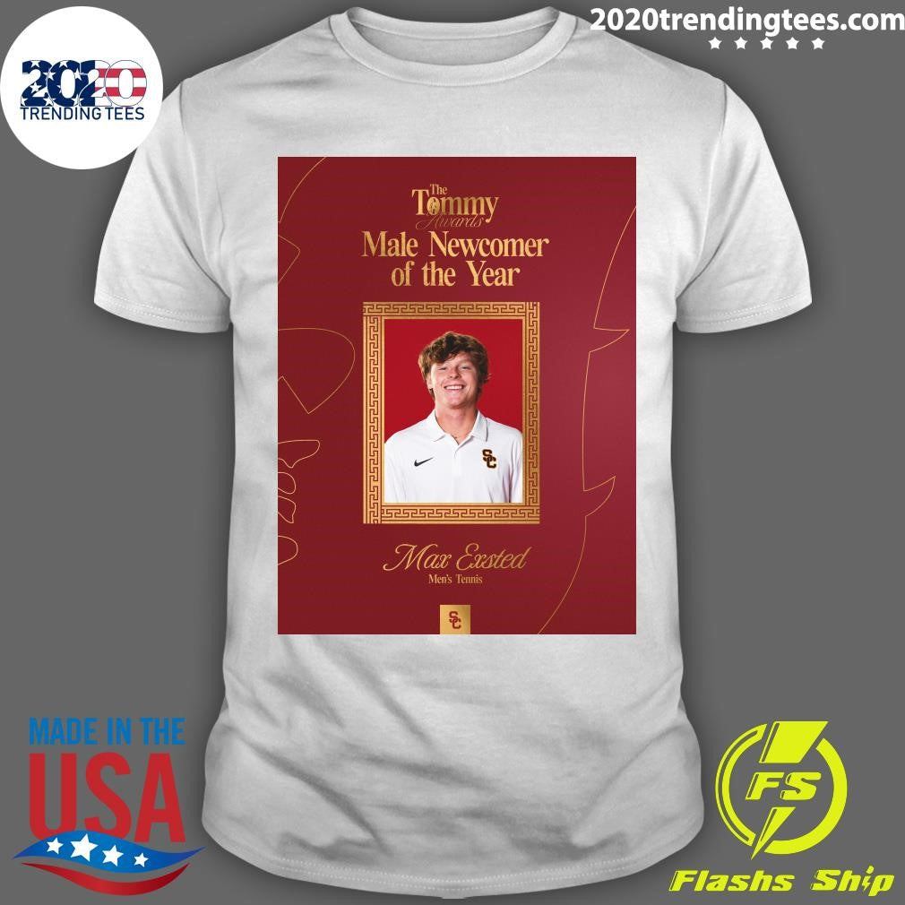 The Tommy Awards Male Athlete of the Year Max Exsted Mens Tennis Shirt Unisex T-shirt, Sweatshirt, Hoodie, Long Sleeve Tee - T-Shirt, Sweatshirt, Hoodie