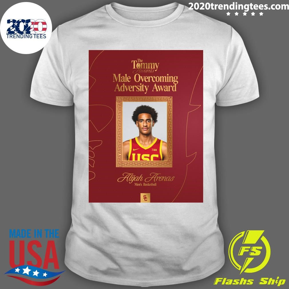 The Tommy Awards Male Overcoming Adversity Award Alijah Arenas Mens Basketball Shirt Unisex T-shirt, Sweatshirt, Hoodie, Long Sleeve Tee - T-Shirt, Sweatshirt, Hoodie