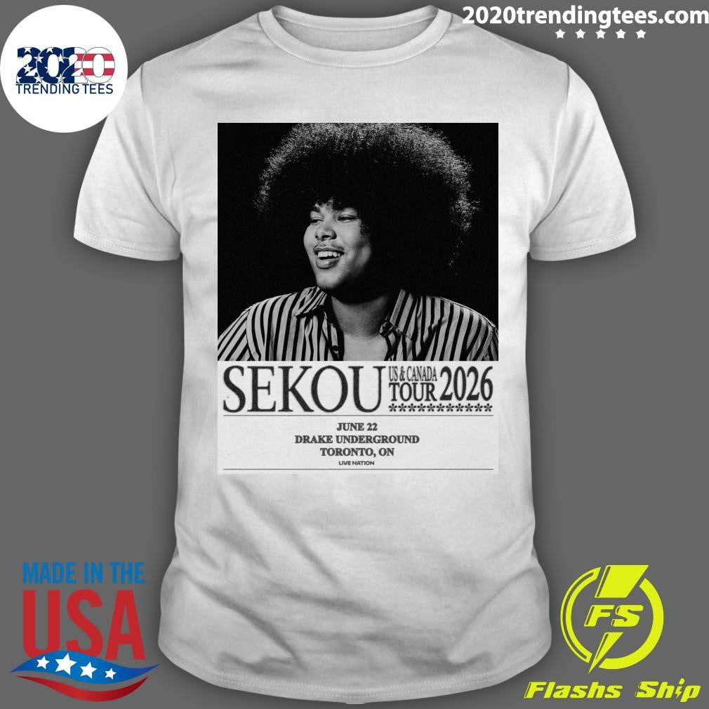 The UKs Sekou is coming to Drake Underground on June 22, 2026 Shirt Unisex T-shirt, Sweatshirt, Hoodie, Long Sleeve Tee - T-Shirt, Sweatshirt, Hoodie