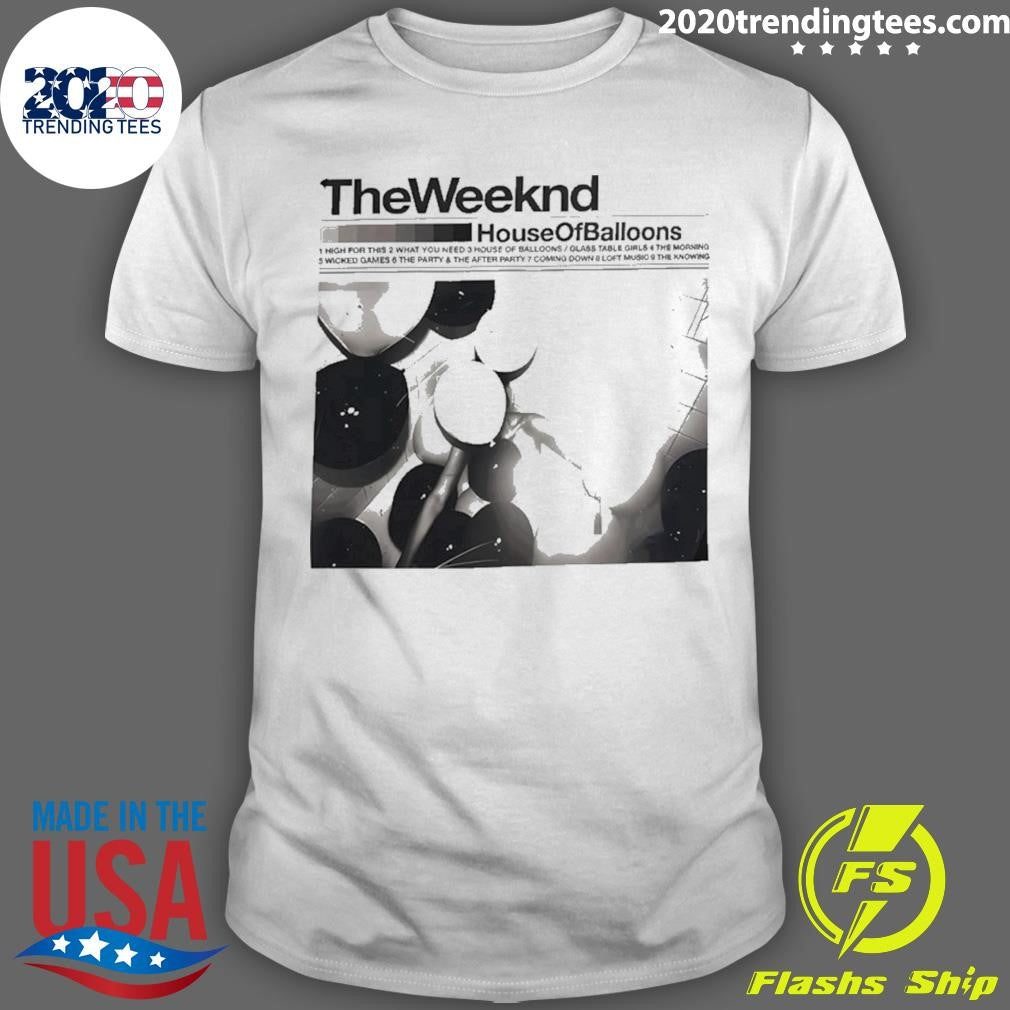 The Weeknd House Of Balloons Shirt Unisex T-shirt, Sweatshirt, Hoodie, Long Sleeve Tee - T-Shirt, Sweatshirt, Hoodie