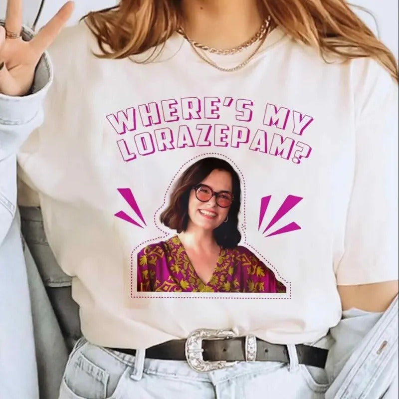 White Lotus Parkey Posey Lorazepam Victoria Ratliff White Lotus Shirt Where'S My Lorazepam Shirt Funny Momment T-Shirts, Hoodie, Sweatshirt - T-Shirt, Sweatshirt, Hoodie