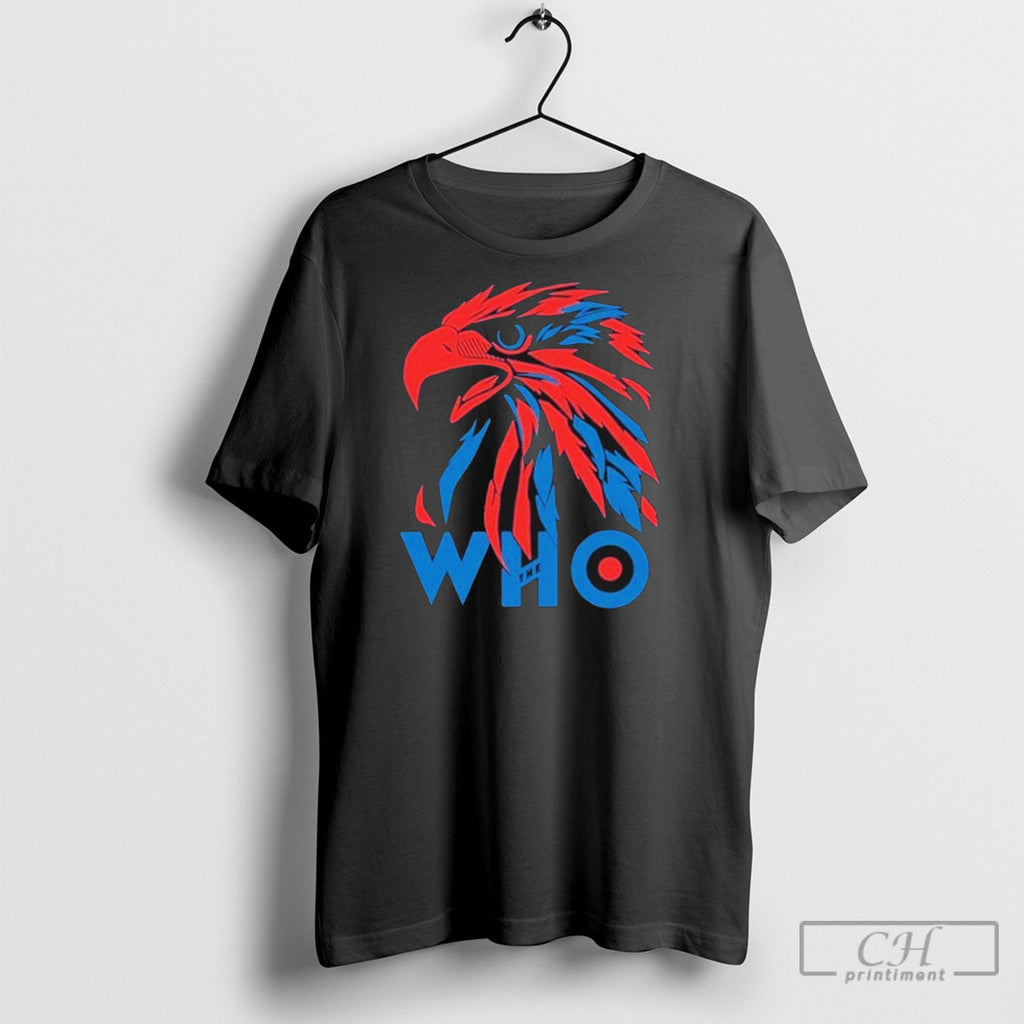The Who Philadelphia Pennsylvania 2025 Venue At Wells Fargo Center 2025 Eagle Unisex T-shirt, Sweatshirt, Hoodie, Long Sleeve Tee - T-Shirt, Sweatshirt, Hoodie