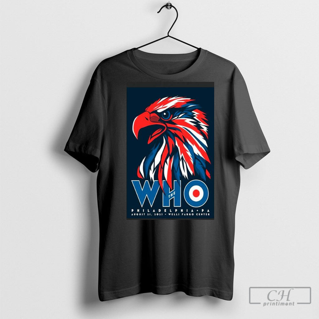 The Who September 10 2025 Wells Fargo Center Philadelphia Pa Poster Shirt Sweater Unisex T-shirt, Sweatshirt, Hoodie, Long Sleeve Tee - T-Shirt, Sweatshirt, Hoodie
