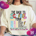 Back School Tour Shirt Bruh We Back Shirt Back School Back School Shirt Teacher Retro Teacher T-Shirts, Hoodie, Sweatshirt - T-Shirt, Sweatshirt, Hoodie