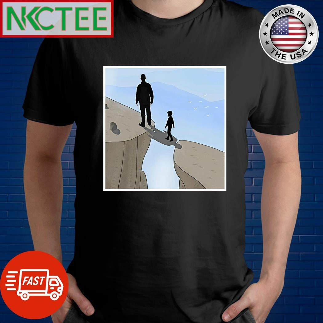The shadow of an adult is a bridge for a child to cross the abyss shirt Unisex T-shirt, Sweatshirt, Hoodie, Long Sleeve Tee - T-Shirt, Sweatshirt, Hoodie