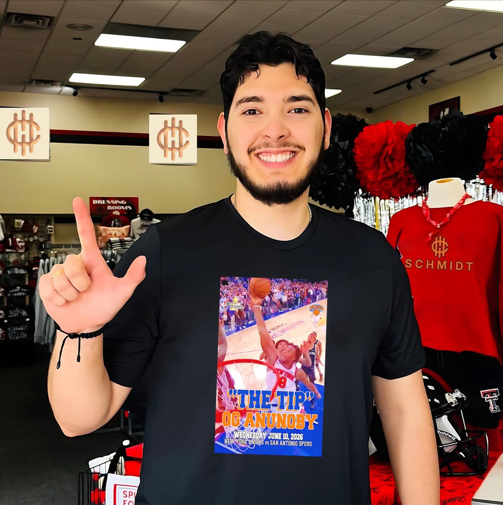 The tip OG Anunoby winning moment tribute shirt Unisex T-shirt, Sweatshirt, Hoodie, Long Sleeve Tee - T-Shirt, Sweatshirt, Hoodie
