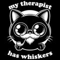 Therapist Cat Cute Irony Pet Unisex T-shirt, Sweatshirt, Hoodie, Long Sleeve Tee - T-Shirt, Sweatshirt, Hoodie