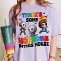 There'S S0me Horrors This House Shirt Lgbtq Funny Horror Shirt Halloween Shirt T-Shirts, Hoodie, Sweatshirt - T-Shirt, Sweatshirt, Hoodie