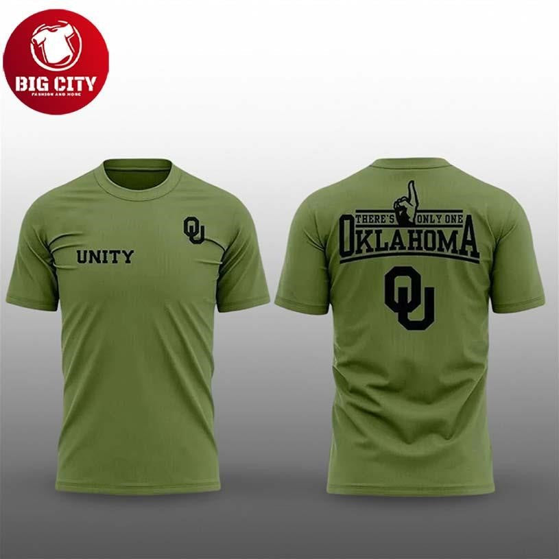 Theres Only One Oklahoma OU Two Sided Shirt Unisex T-shirt, Sweatshirt, Hoodie, Long Sleeve Tee - T-Shirt, Sweatshirt, Hoodie