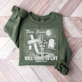 These Bones Will Come Life Dry Bones Ezekiel 37 4:5 Bible Verse Christian Halloween Dancing Skeletons Cotton T-Shirts, Hoodie, Sweatshirt - T-Shirt, Sweatshirt, Hoodie
