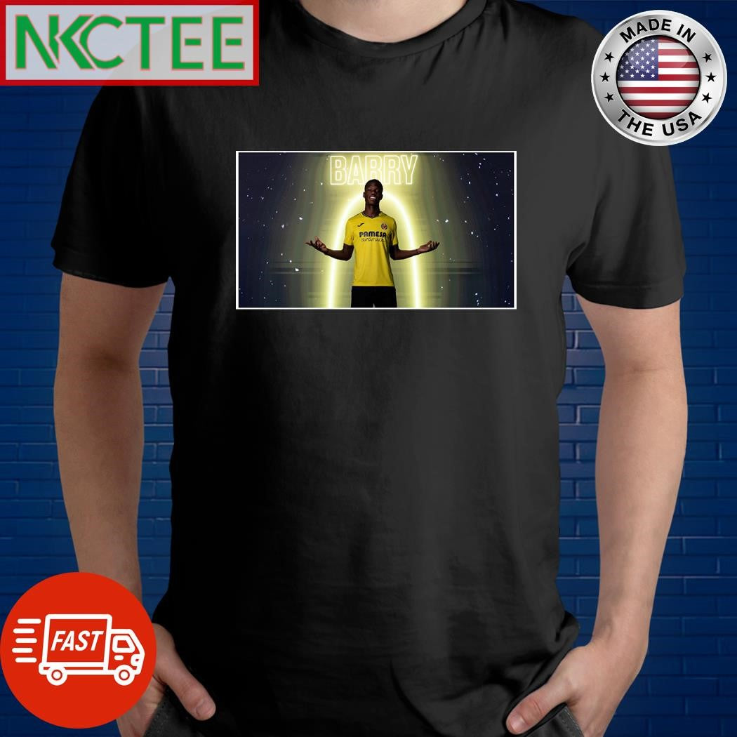 Thierno Barry signs with Villarreal shirt Unisex T-shirt, Sweatshirt, Hoodie, Long Sleeve Tee - T-Shirt, Sweatshirt, Hoodie