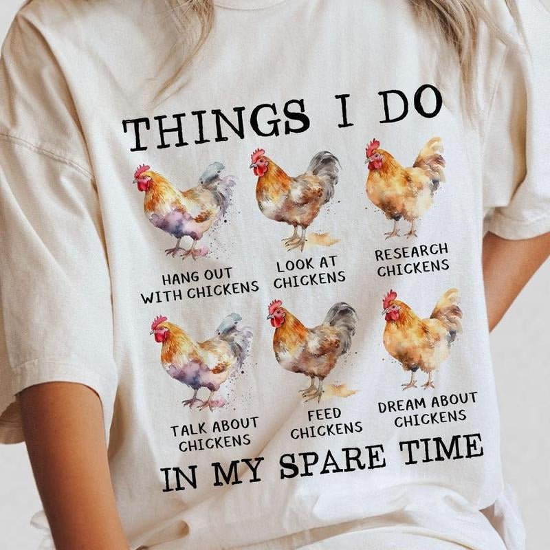 Things I Do My Spare Time Shirts Funny Funny Chicken Shirts Chicken Lover Chicken Girl Shirt Farm Girl Shirt Farm Family Shirt Farm Shirt Chicken Shirts My Spare Tim E Tops T-Shirts, Hoodie, Sweatshirt - T-Shirt, Sweatshirt, Hoodie