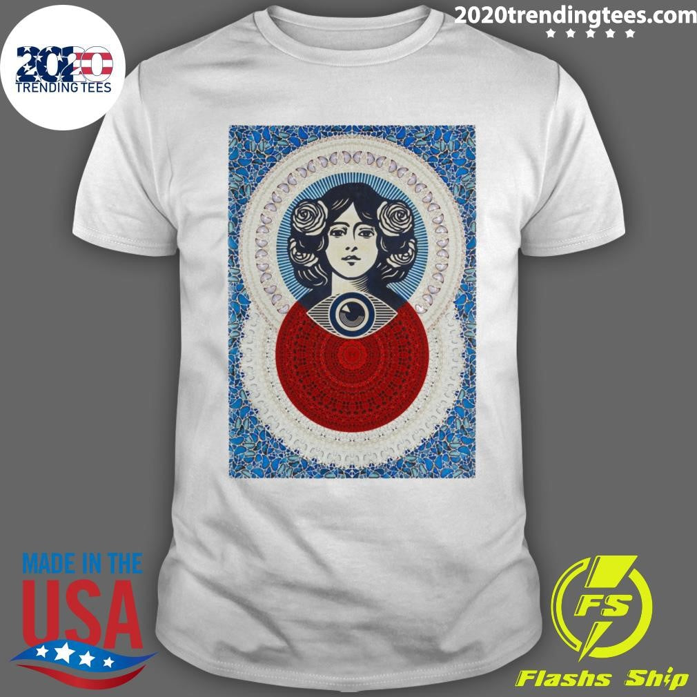 Third Eye Butterfly Mandala Prints by Shepard Fairey & Damien Hirst Now Available Shirt Unisex T-shirt, Sweatshirt, Hoodie, Long Sleeve Tee - T-Shirt, Sweatshirt, Hoodie
