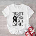 This Girl Sells Real Estate Shirt Real Estate Agent Realtor Girl House Dealer Funny Broker Woman T-Shirts, Hoodie, Sweatshirt - T-Shirt, Sweatshirt, Hoodie