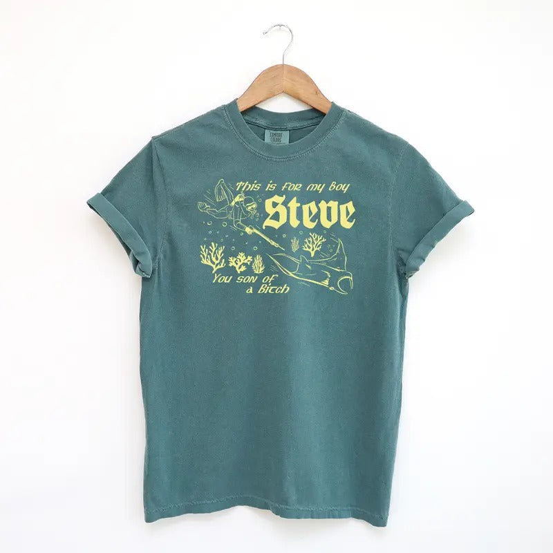 This Is My Boy Steve Tuff Comfort Colors Shirt Steve Irwin Shirt Funny Meme Turtle T-Shirts, Hoodie, Sweatshirt - T-Shirt, Sweatshirt, Hoodie