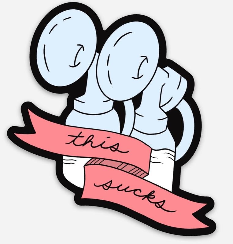 This Sucks High Quality Vinyl Sticker 3" X 3" T-Shirts, Hoodie, Sweatshirt - T-Shirt, Sweatshirt, Hoodie