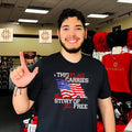 This flag carries the story of the free America 2026 shirt Unisex T-shirt, Sweatshirt, Hoodie, Long Sleeve Tee - T-Shirt, Sweatshirt, Hoodie