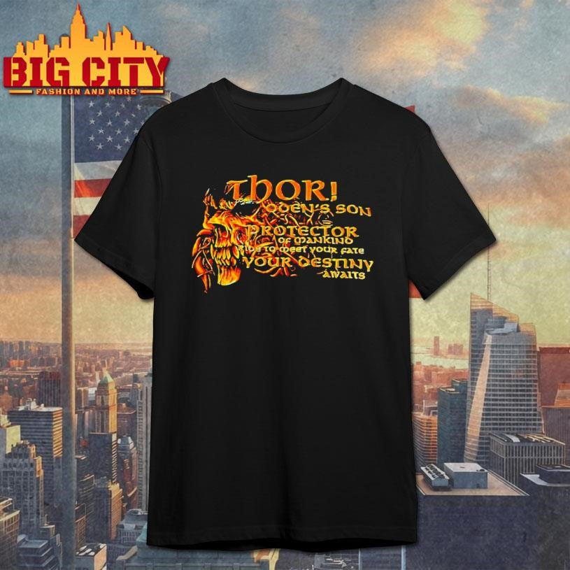Thor Odins Son Protector Of Mankind Shirt Unisex T-shirt, Sweatshirt, Hoodie, Long Sleeve Tee - T-Shirt, Sweatshirt, Hoodie