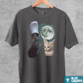 Three Cats Moon Retro Meme Comfort Colors T-Shirts, Hoodie, Sweatshirt - T-Shirt, Sweatshirt, Hoodie