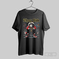 Thug Life Christmas Santa Sitting On Stairs Design T Shirt Unisex T-shirt, Sweatshirt, Hoodie, Long Sleeve Tee - T-Shirt, Sweatshirt, Hoodie