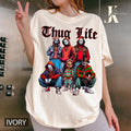 Thug Life Horror Characters Shirt Horror Halloween Michael Myers Jason Voorhees Freddy Krueger Beetlejuice Horror Movie Shirtstyle{N002}2 T-Shirts, Hoodie, Sweatshirt - T-Shirt, Sweatshirt, Hoodie
