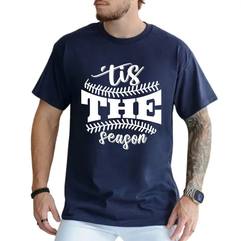 Tis Season Baseball Baseball Dad Funny Game Day Shirt Sport Dada Dad T-Shirts, Hoodie, Sweatshirt - T-Shirt, Sweatshirt, Hoodie