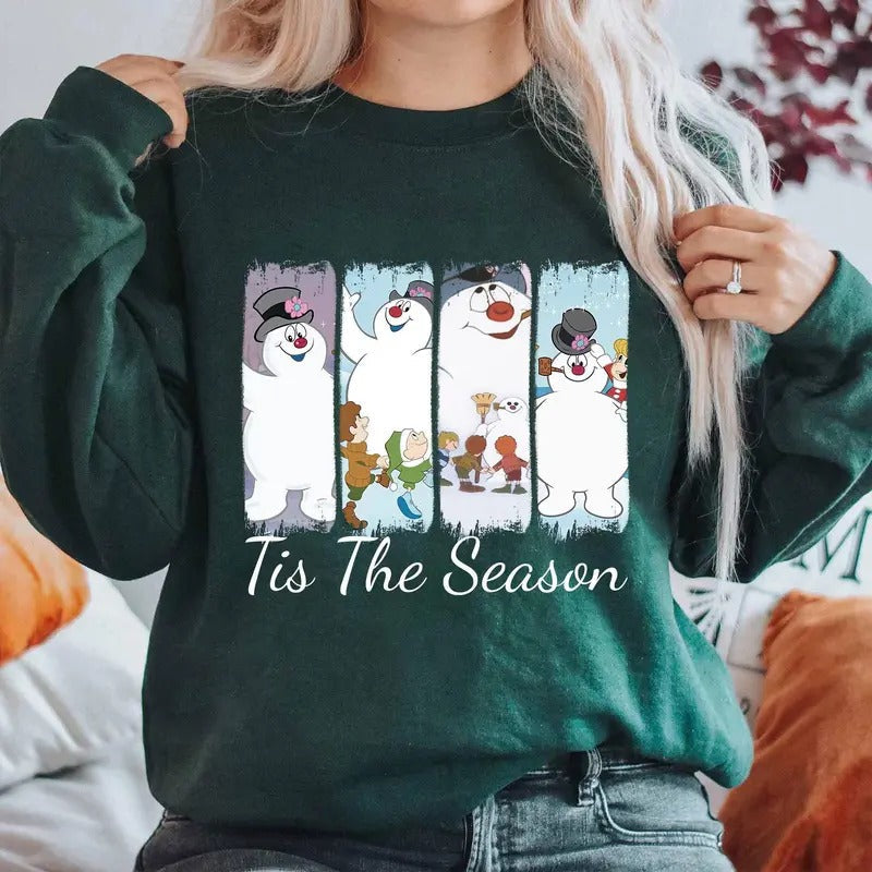 Tis Season Frosty Snowman Shirt Snowman Shirt Feeling Little Frosty Shirt Snowman Shirt Xmas T-Shirts, Hoodie, Sweatshirt - T-Shirt, Sweatshirt, Hoodie