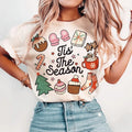 Tis Season Shirt Hot Cocoa & Cotton Fabric Fit Womenswear Top Fitted T-Shirts, Hoodie, Sweatshirt - T-Shirt, Sweatshirt, Hoodie