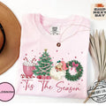 Tis Season Coquette Bow Shirt Retro Girly Merry T-Shirts, Hoodie, Sweatshirt - T-Shirt, Sweatshirt, Hoodie