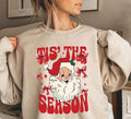 Tis Season Santa Claus Merry Retro Santa Shirt T-Shirts, Hoodie, Sweatshirt - T-Shirt, Sweatshirt, Hoodie