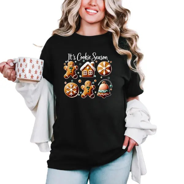 Tis Gingerbread Cookie Season Long Sleeve Short Sleeve Traditional T-Shirts, Hoodie, Sweatshirt - T-Shirt, Sweatshirt, Hoodie