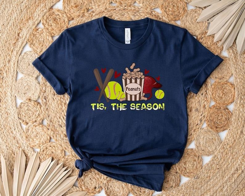 Tis Season Baseball Baseball Shirt Baseball Mom Shirt Baseball Season Shirt Baseball Game Day Shirt Baseball Fan T-Shirts, Hoodie, Sweatshirt - T-Shirt, Sweatshirt, Hoodie