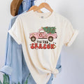 Tis Season Shirt Groovy Retro Xmas Shirt Pink Truck Vintage Party T-Shirts, Hoodie, Sweatshirt - T-Shirt, Sweatshirt, Hoodie