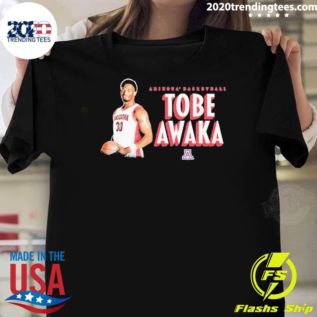 Tobe Awaka Arizona Wildcats Basketball Player Vintage Shirt Unisex T-shirt, Sweatshirt, Hoodie, Long Sleeve Tee - T-Shirt, Sweatshirt, Hoodie