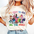 Today I Feel All Feels Inside Out 2 Inside Out Shirt Inside Out Characters Shirt Vector File T-Shirts, Hoodie, Sweatshirt - T-Shirt, Sweatshirt, Hoodie
