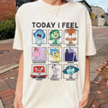 Today I Feel Inside Out Shirt Inside Out Characters Shirt Inside Out Movie Shirt T-Shirts, Hoodie, Sweatshirt - T-Shirt, Sweatshirt, Hoodie