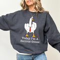 Today I'M Serious Goose Silliest Goose Funny Goose Printed Meme Comfort Shirt Casual Sarcastic Goose Shirt Funny Tops Comfy Long Sleeve Casual Womenswear Soft Fabric Cotton Top T-Shirts, Hoodie, Sweatshirt - T-Shirt, Sweatshirt, Hoodie