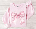 Toile De Jouy Pink Bow Coquette Girl Feminine Floral Bow Shirt T-Shirts, Hoodie, Sweatshirt - T-Shirt, Sweatshirt, Hoodie