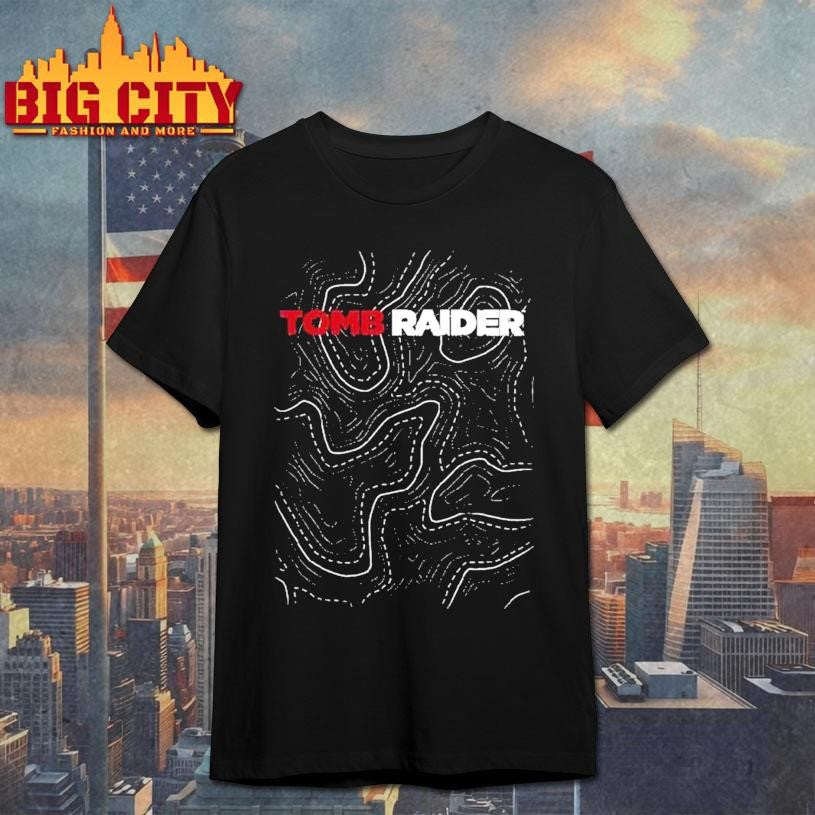 Tomb Raider Map Shirt Unisex T-shirt, Sweatshirt, Hoodie, Long Sleeve Tee - T-Shirt, Sweatshirt, Hoodie