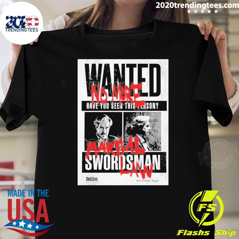 Tony Dalton As Jack Duquesne Aka Swordsman Wanted For Daredevil Born Again Season 2 Shirt Unisex T-shirt, Sweatshirt, Hoodie, Long Sleeve Tee - T-Shirt, Sweatshirt, Hoodie