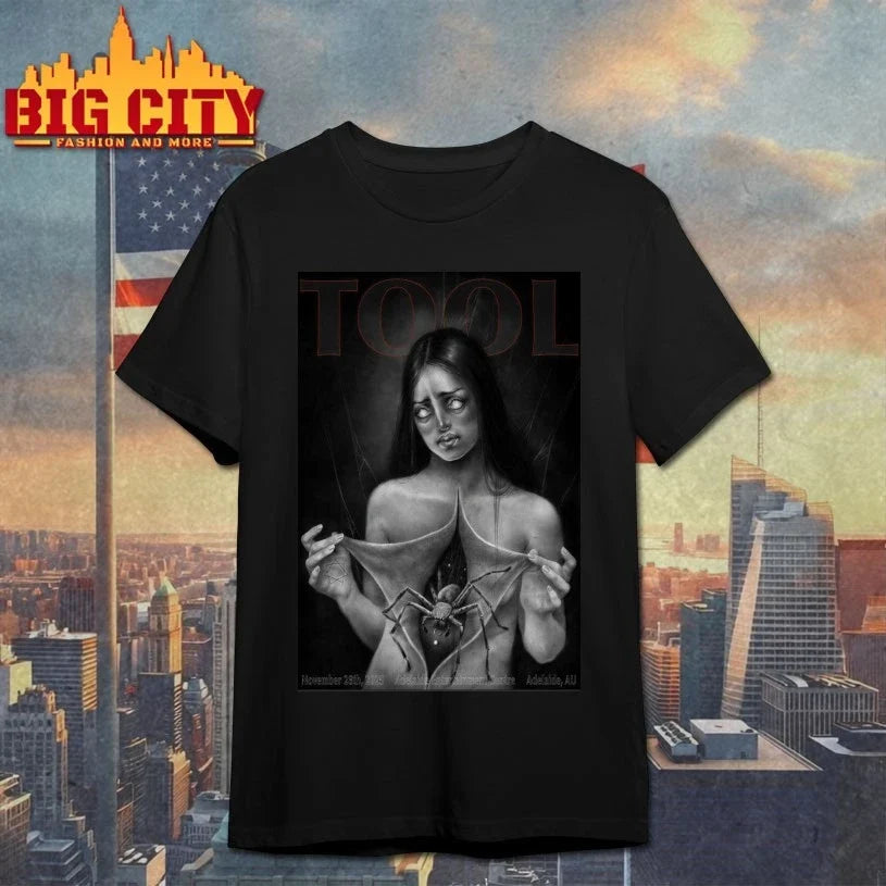Tool Nov 28 2025 Adelaide Tour Poster shirt Unisex T-shirt, Sweatshirt, Hoodie, Long Sleeve Tee - T-Shirt, Sweatshirt, Hoodie