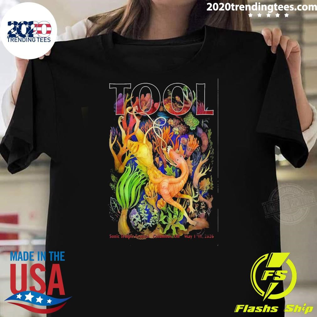 Tool Sonic Temple Festival, Columbus OH May 17 2026 Shirt Unisex T-shirt, Sweatshirt, Hoodie, Long Sleeve Tee - T-Shirt, Sweatshirt, Hoodie