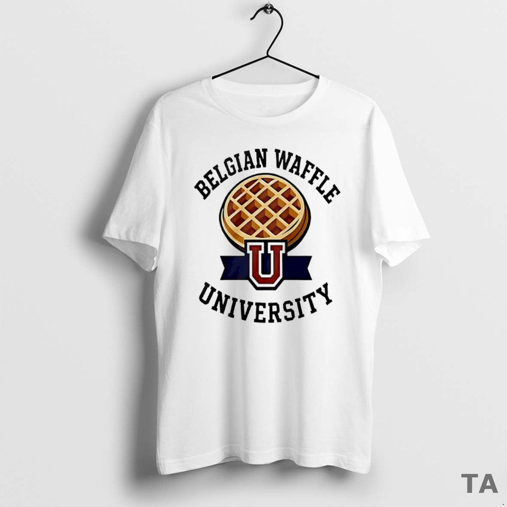 Top Belgian Waffle University Logo Circle T-Shirts, Hoodie, Sweatshirt - T-Shirt, Sweatshirt, Hoodie