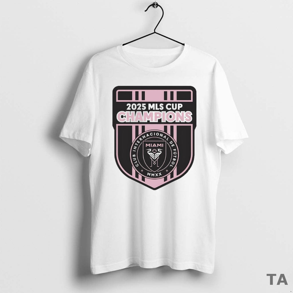 Top Cf 2025 Mls Champions Inter Miami Logo Circle T-Shirts, Hoodie, Sweatshirt - T-Shirt, Sweatshirt, Hoodie