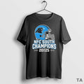 Top Carolina Panthers Nfc South 2025 Champions Helmet T-Shirts, Hoodie, Sweatshirt - T-Shirt, Sweatshirt, Hoodie