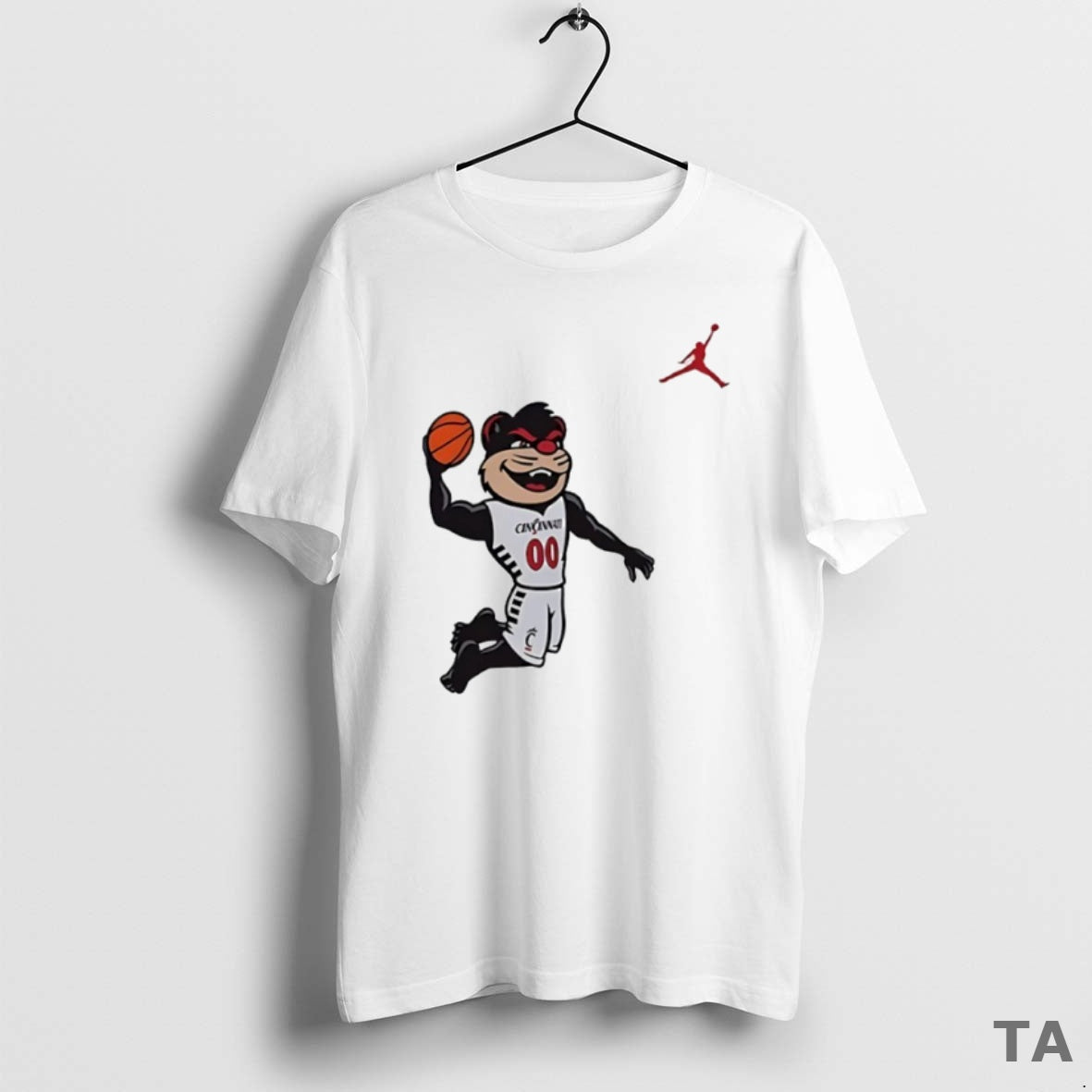 Top Cincinnati Bearcats Mascot Playing Basketball Circle T-Shirts, Hoodie, Sweatshirt - T-Shirt, Sweatshirt, Hoodie