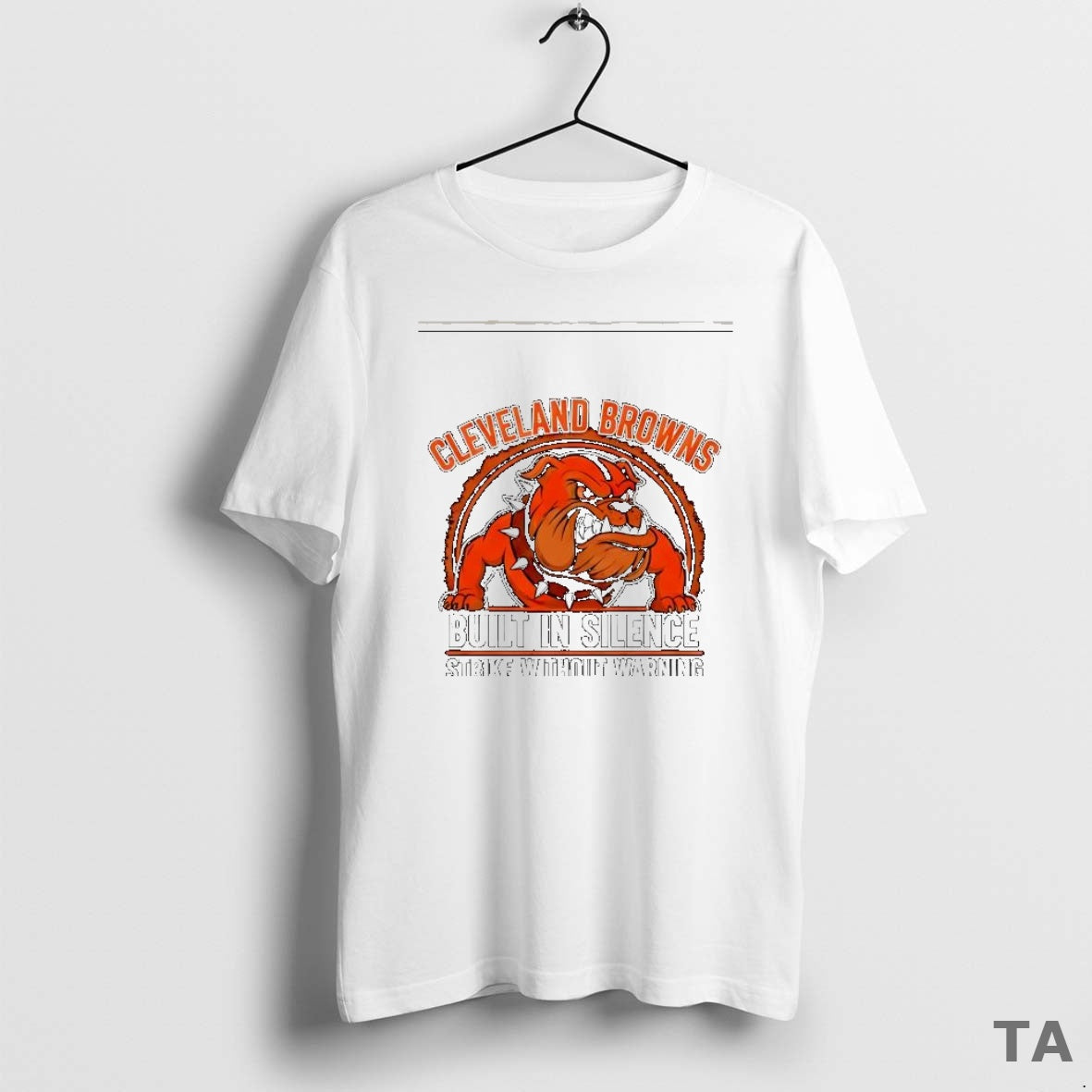 Top Cleveland Browns Built Silence Strike Without Warning T-Shirts, Hoodie, Sweatshirt - T-Shirt, Sweatshirt, Hoodie