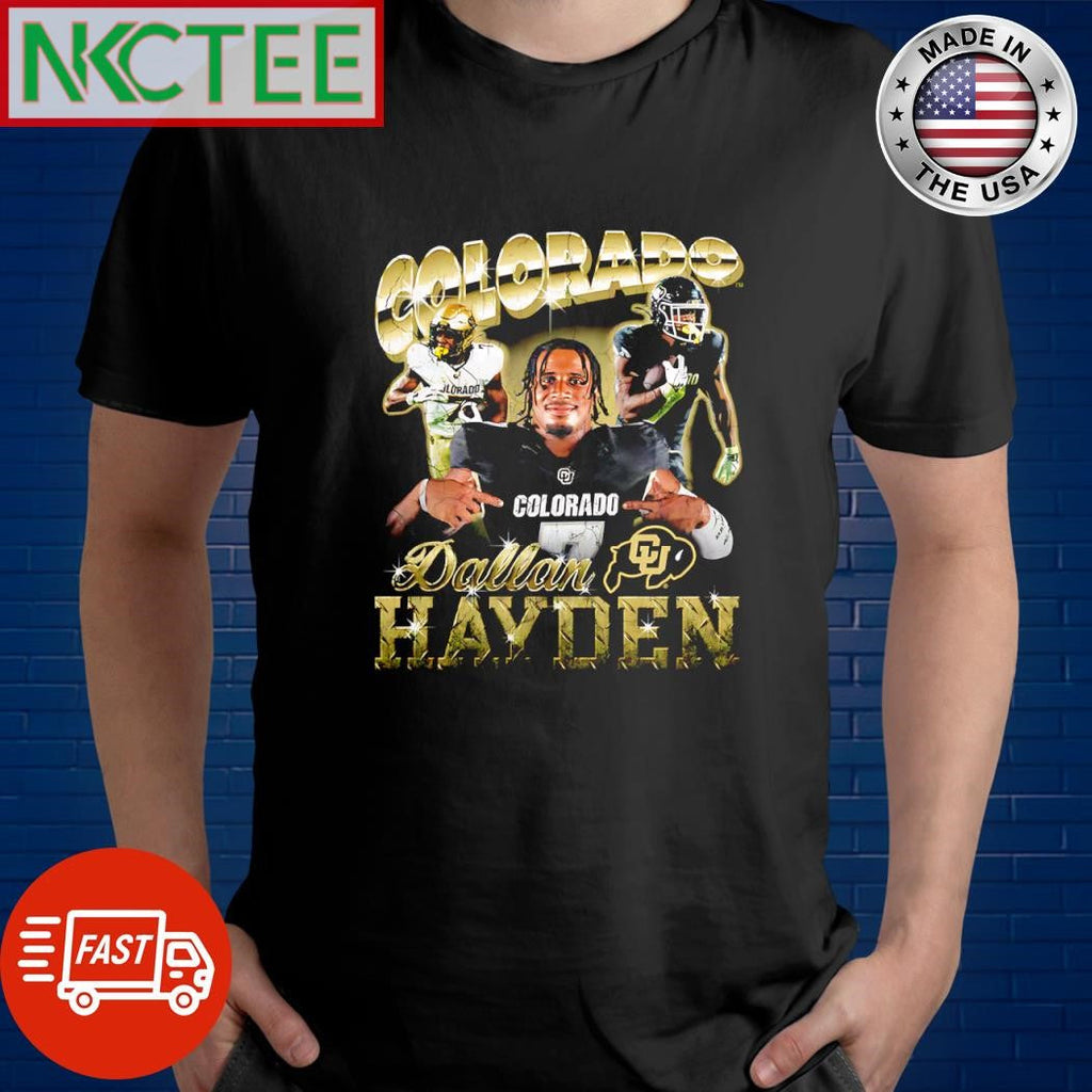 Top Colorado Buffaloes Dallan Hayden graphic bootleg shirt Unisex T-shirt, Sweatshirt, Hoodie, Long Sleeve Tee - T-Shirt, Sweatshirt, Hoodie