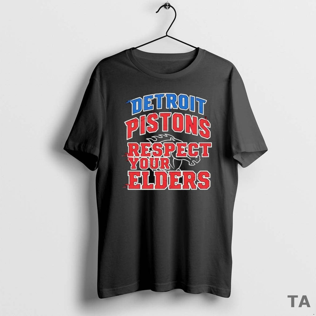 Top Detroit Pistons Respect Your Elders T-Shirts, Hoodie, Sweatshirt - T-Shirt, Sweatshirt, Hoodie